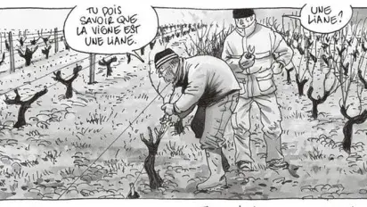 El vino en cómic y en series El vino en cómic y en series