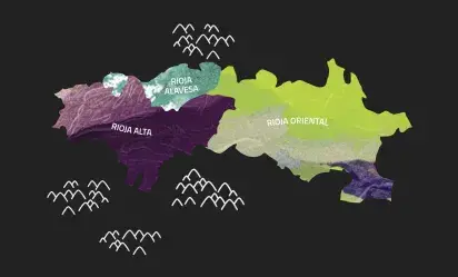 Interpretación ilustrada de las subsanas que forman la DOCa Rioja (Fuente: riojawine.es)