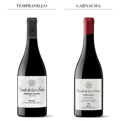 tempranillo garnacha vino Conde de los Andes