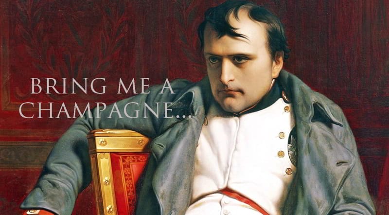 Napoleon Bonaparte Champagne Quote